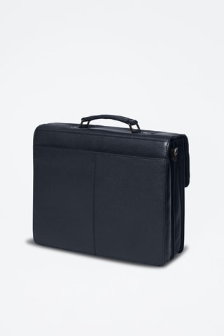 Porta-documentos em couro Rodin - Preto - Preto