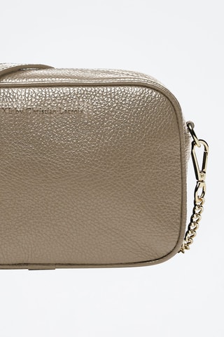 Mala a tiracolo de couro de vaca Montmartre - Toupeira - Nude