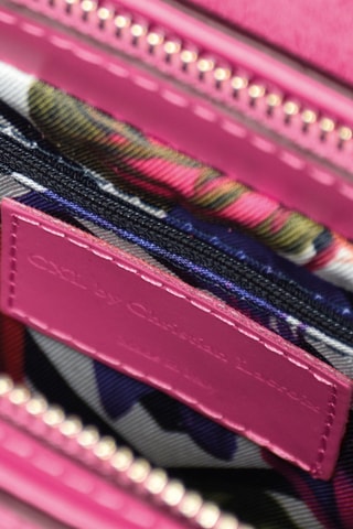 Mala de tiracolo em couro Trudaine Rosa - Rosa