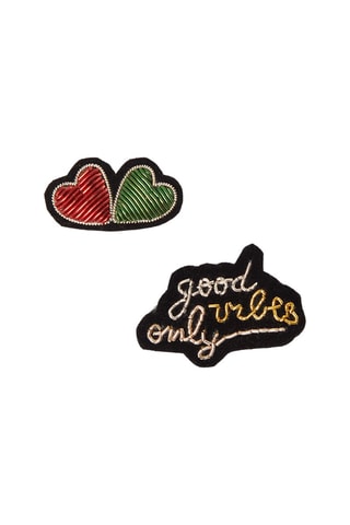 2 Haarspelden Snow Multicolor