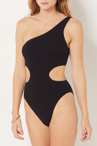 Asymmetrische Trikini Onesizebyetams24 - Zwart