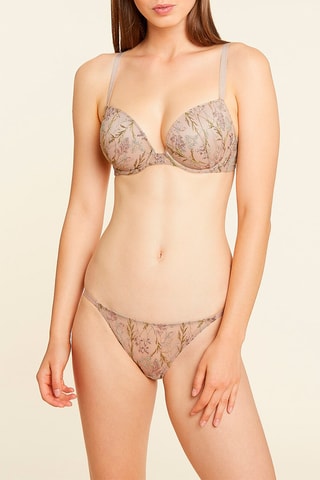 Voorgevormde Beha Louange Mesh -  Taupe