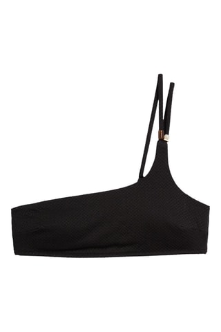 Asymmetrische Push-up Bikinitop Idylle - Zwart