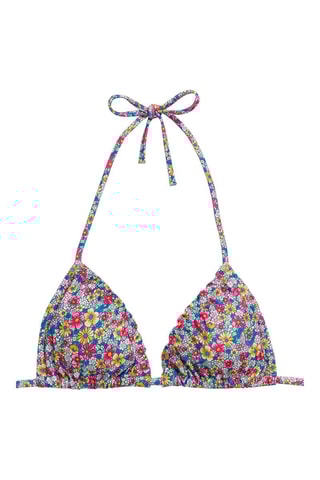 Bikinitop - Wit en Blauw