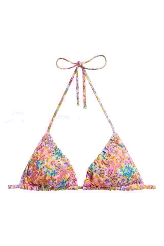 Bikinitop - Roze en Geel