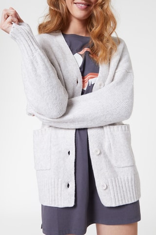 Lang Vest Loungewear Lichtgrijs