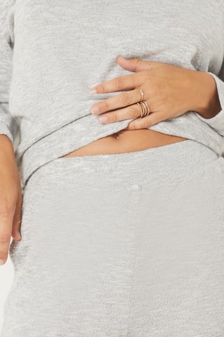 Pyjamajoggingbroek Jue - Gemêleerd Lichtgrijs