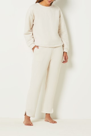 Broek hoge taille Danae- Beige