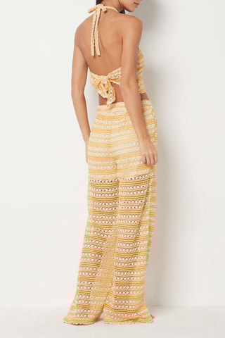 Strandbroek Hoge Taille - Mosterdgeel