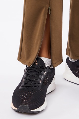 Broek Bootcut Hoge Taille Piper Kaki