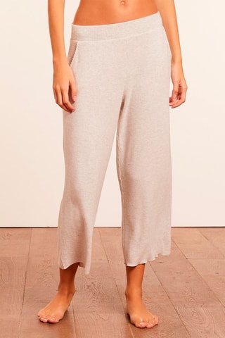 7/8 Broek Wide Legs Amythis Lichtgrijs