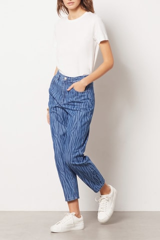 7/8 Boyfriend Jeans - Blauw