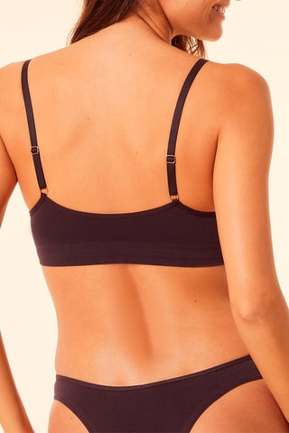 Sportbeha Amande Chocoladebruin