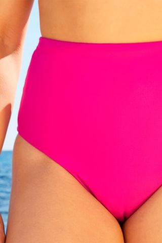 Bikinibroekje Hoge Taille Promesse Fuchsia