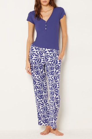 Pyjamashirt Jamie - Paars