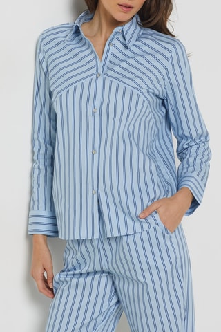 Nachthemd Carolyn - Blauw