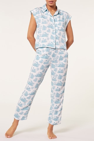 Pyjamablouse - Groen