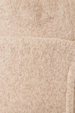 Pyjamabroek hoge taille Cloa- Gemêleerd taupe