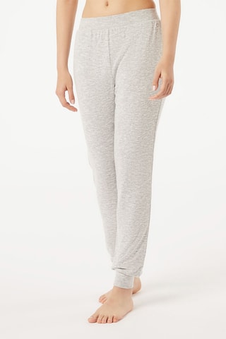 Pyjamabroek met hoge taille Cibel- Gemêleerd Lichtgrijs