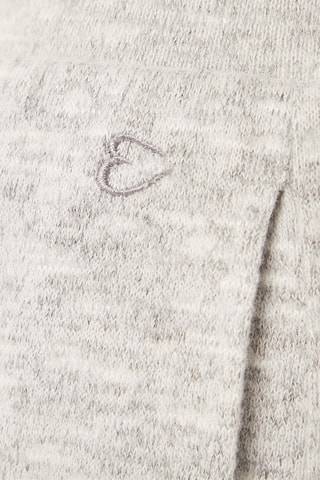 Pyjamabroek met hoge taille Cibel- Gemêleerd Lichtgrijs