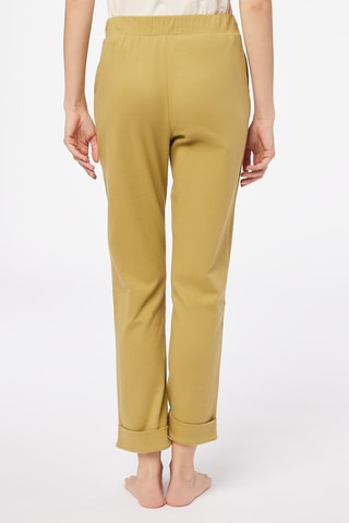 Pyjamabroek hoge taille Beka- Kaki