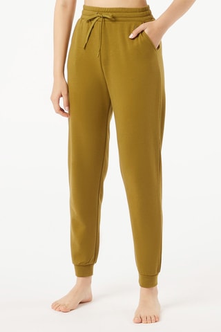 Pyjamabroek met hoge taille Cunta- Kaki