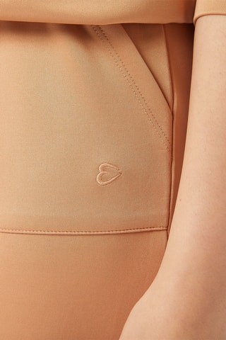 Pyjamabroek hoge taille Copana- Zalmroze