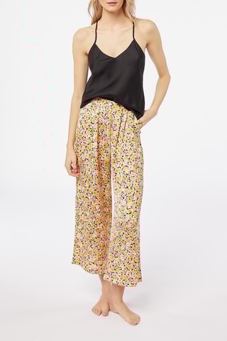 Pyjamabroek hoge taille Lys- Wit en Oranje