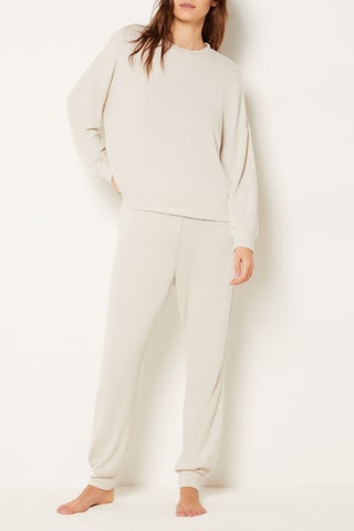 Pyjamabroek Ebel - Gemêleerd Beige