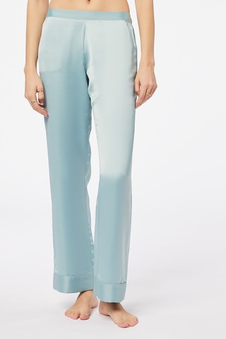 Pyjamabroek hoge taille Catwalk- Blauw