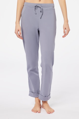 Pyjamabroek hoge taille Beka- Blauw