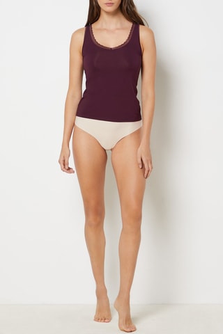 Top Warm - Bordeauxrood