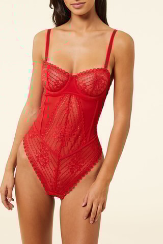 Bodysuit Sexy Sophistique Rood