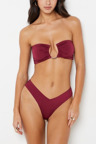 Bikini - Bordeauxrood