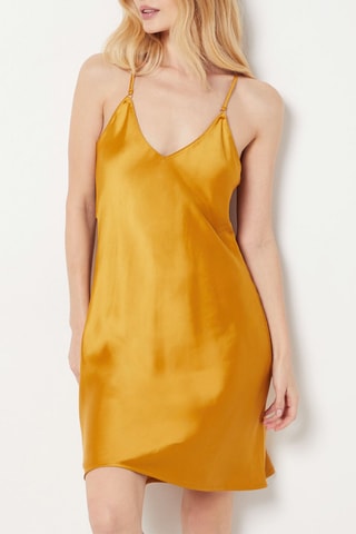 Slipdress Bety - Mosterdgeel