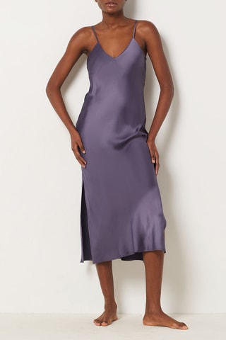 Slipdress - Nachtblauw