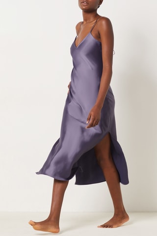 Slipdress - Nachtblauw