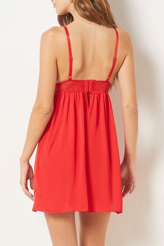 Slipdress Idolefoulard - Rood