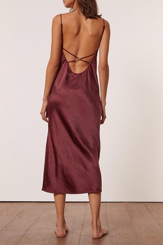 Slipdress - Steenrood