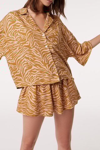 Blouse Animalia Bronskleurig