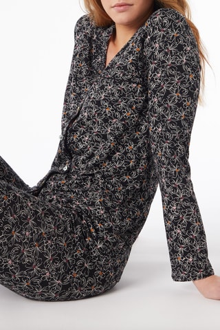 Nachthemd Viscose Lovely Zwart