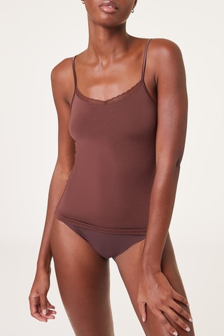 Pyjamatop Warm me up Bruin