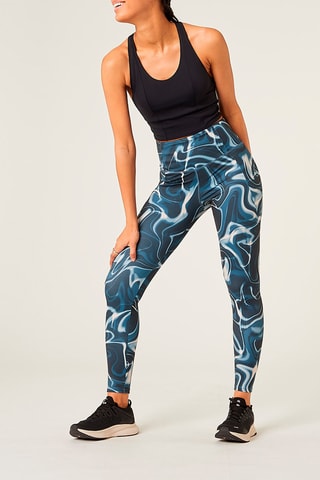 Legging Match Blauwgroen
