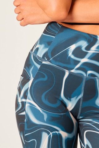 Legging Match Blauwgroen