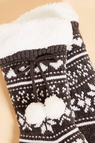 Antislipsokken Noryn Lichtgrijs