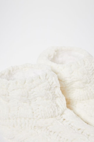 Gevoerde Sokken Menna- Ecru