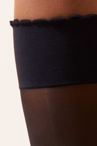 Stay-upkousen  15 Denier - Zwart