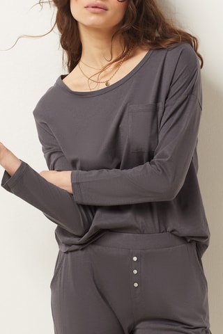 T-shirt Gam - Antraciet