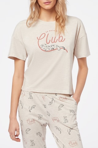 Pyjamashirt Divan- Beige