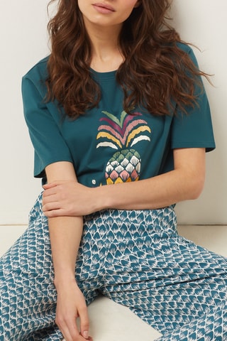 T-shirt Bahananas Dennengroen